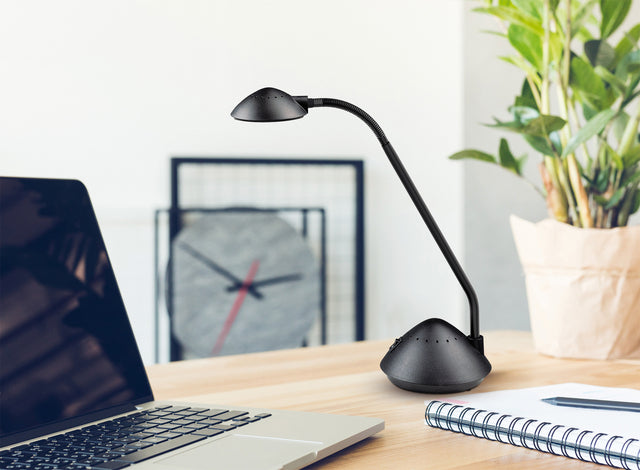 Bureaulamp Maul Arc LED zwart met dimfunctie - 2