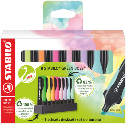 Stabilo Green BOSS bureauset 83% gerecycled 2-5mm