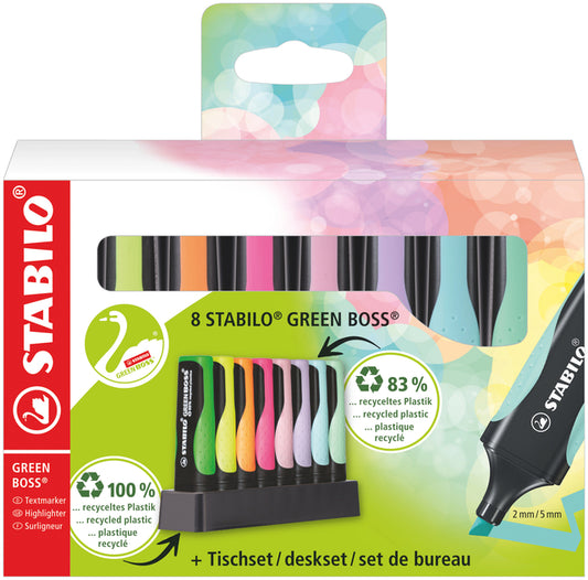 Stabilo Green BOSS bureauset 83% gerecycled 2-5mm