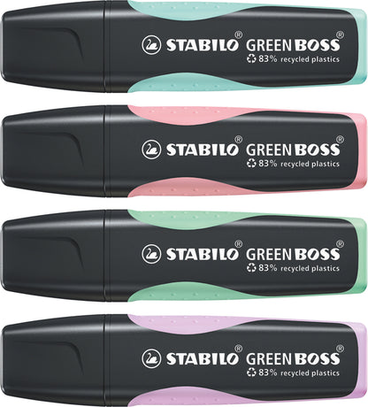 Stabilo Green Boss Pastel Set 4 Stuks - 2