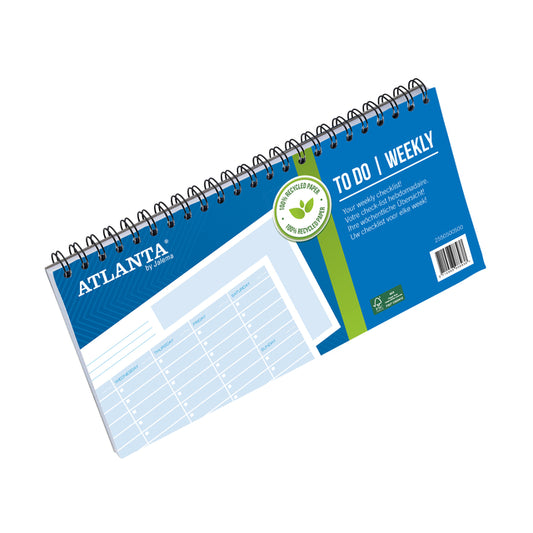 Things to Do Weekly Planner op A4-formaat van Gerecycled Papier