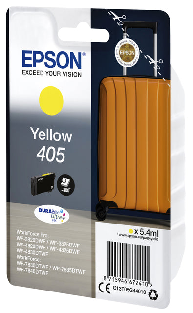 Epson 405 T05G44 Geel Inktcartridge voor Kwaliteitsvolle Afdrukken