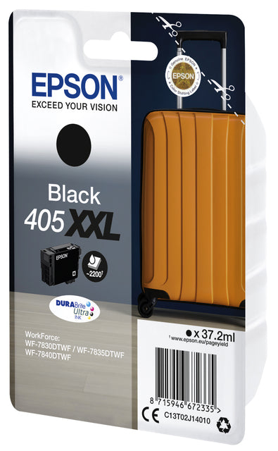 Epson 405XXL T02J14 Zwarte Inktcartridge