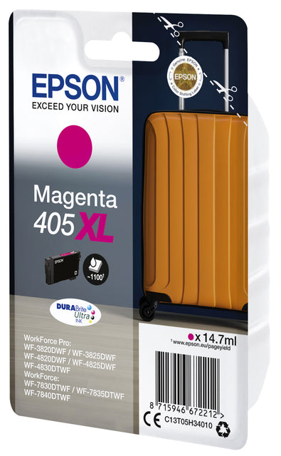Epson 405XL T05H34 Rode Inktcartridge voor Epson printers