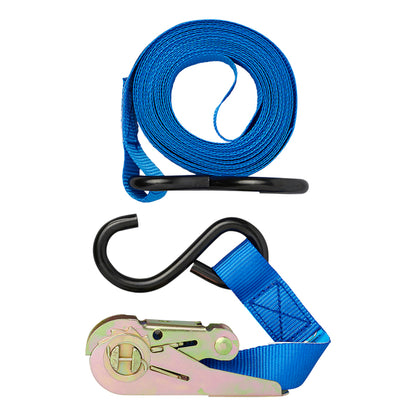 SPANBAND PROPLUS 5m 25mm met ratel en 2 haken (blauw) - 4