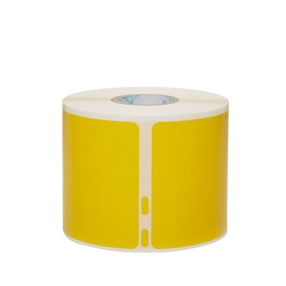 Dymo LabelWriter Gele Naamkaartlabels 54x101mm, Zwart op Geel, Rol - 2