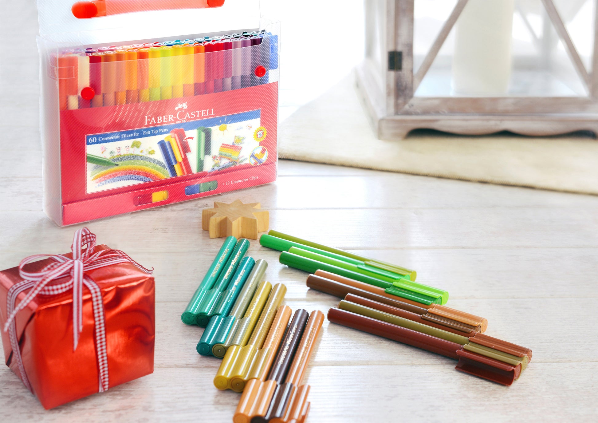 Faber-Castell Connector Kleurstiften Koffer, 60 Stuks