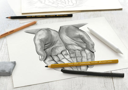 Houtskoolset Faber-Castell 7-delig - 3