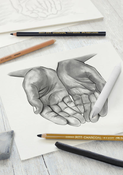 Houtskoolset Faber-Castell 7-delig - 4