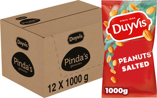 Duyvis gezouten pinda's zak 1000 gram