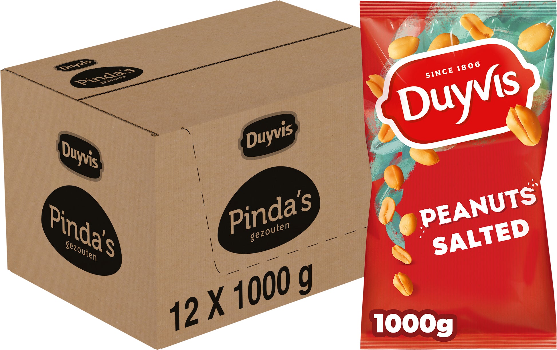 Duyvis gezouten pinda's zak 1000 gram - 2