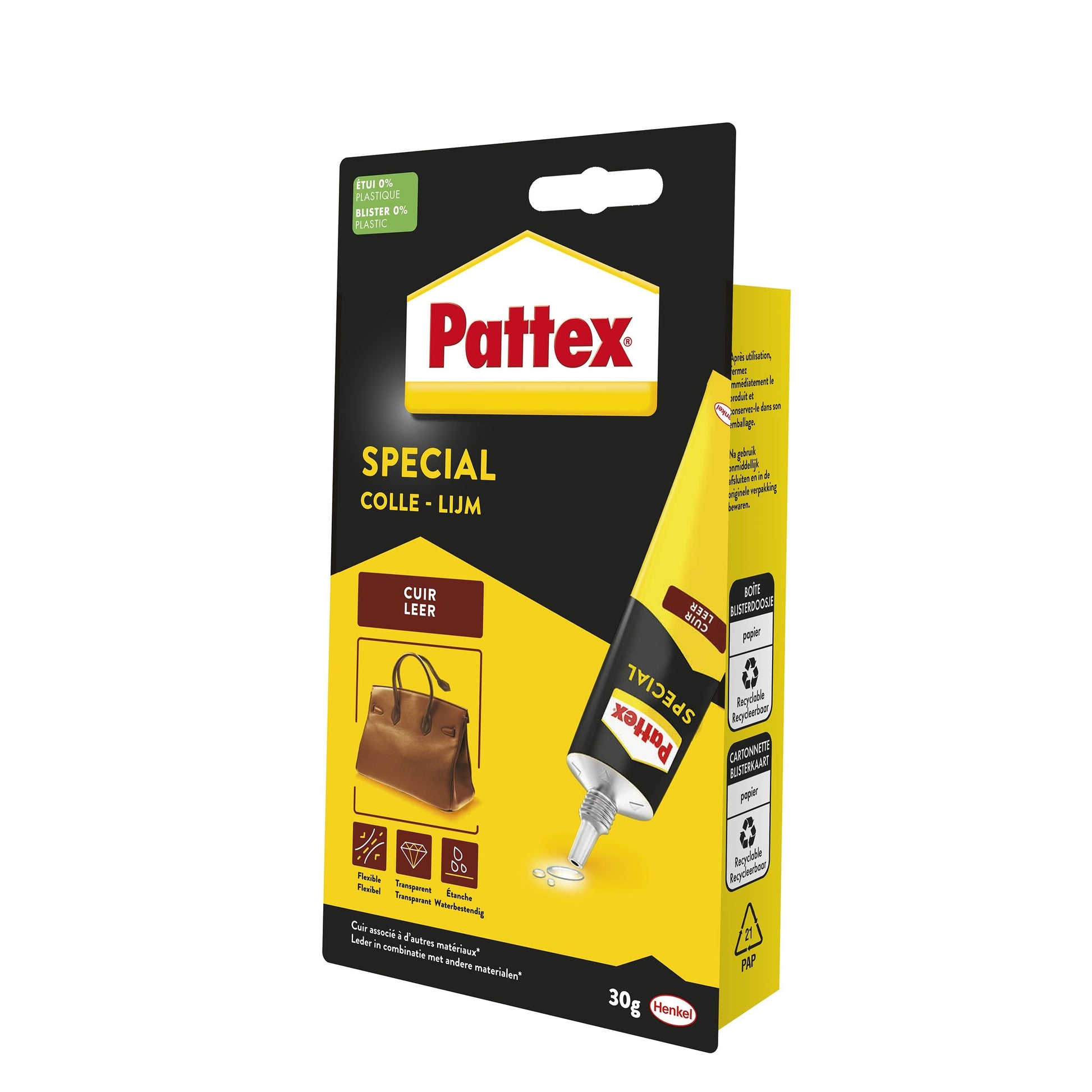 Pattex Leerlijm voor leer en kunstleer 30 g - 2