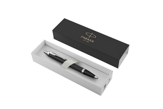 Balpen Parker IM CT M mat zwart
