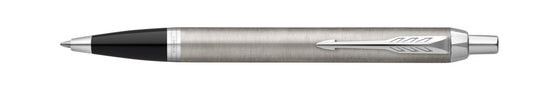 Parker IM Stainless Steel Balpen M RVS Hoogglans