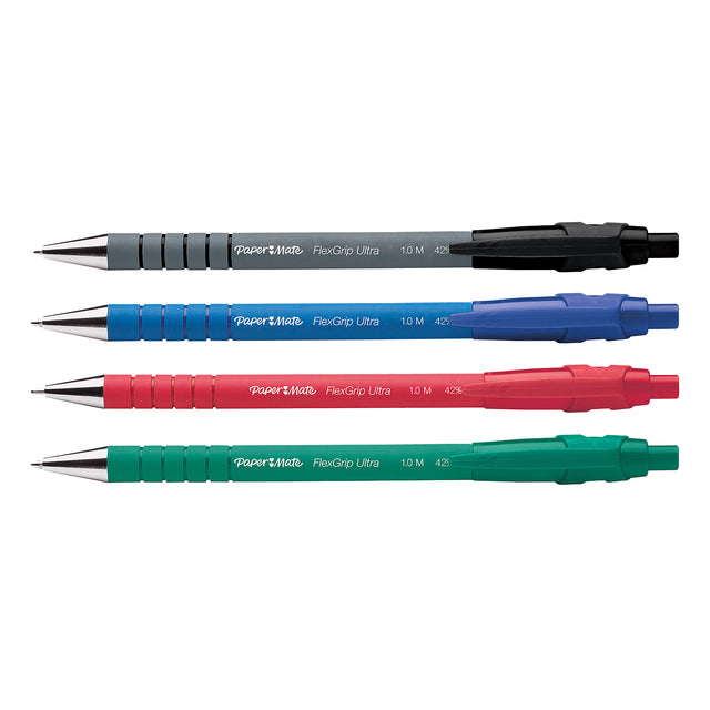 Papermate Flexgrip Ultra Retractable balpen 1,0 mm zwart - 2