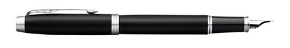 Parker IM CT mat zwart met verchroomde details en betrouwbare penpunt - 4