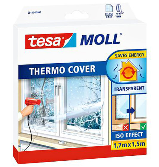Tesamoll Ramenisolatiefolie 1.7x1.5m Transparant