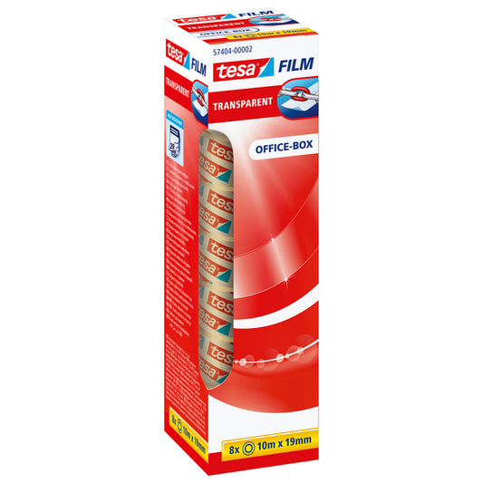 Tesafilm Transparant 10mx19mm voor diverse toepassingen