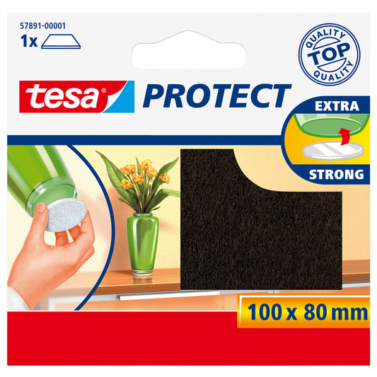 Beschermvilt tesa Anti-Kras Ø80x100mm Bruin