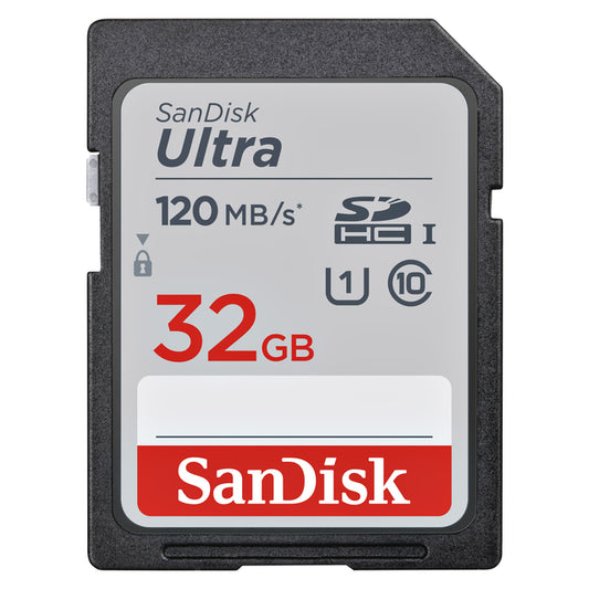 SanDisk SDXC Ultra 32GB 120MB/s geheugenkaart