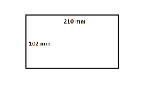 IEZZY 3005093 A4 Labels 102x210mm, 76mm kern, permanent, FSC