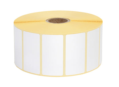 IEZZY Label 51x25mm 25mm kern, 2580 etiketten, Wit, Permanent - 2