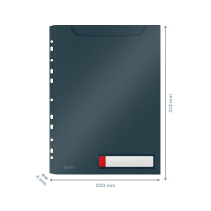 Leitz Cosy Harmonica A4 PP Perforatie Map Grijs - 3