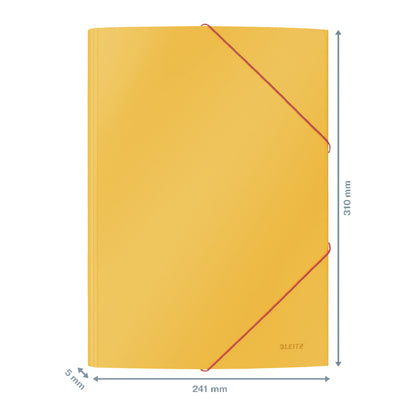 Leitz WOW A4 3-kleppensmap, geel - 3