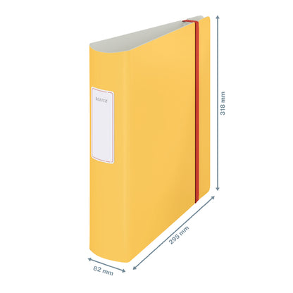 Leitz Cosy Active 180° PP Ordner A4 82mm Warm Geel met ergonomisch design - 2