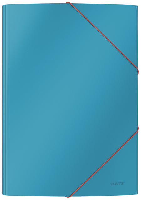 Elastomap Leitz WOW A4 3-kleps Karton Blauw, 150 Vel