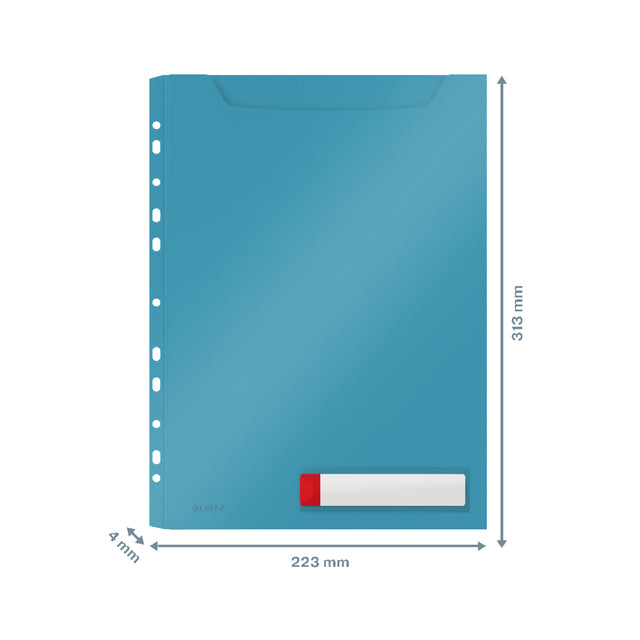 Leitz Cosy Harmonica A4 PP Perforatie Map Grijs - 3