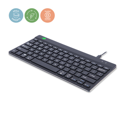 R-Go Ergonomisch Compact Break QWERTY Toetsenbord met Pauzesignalen