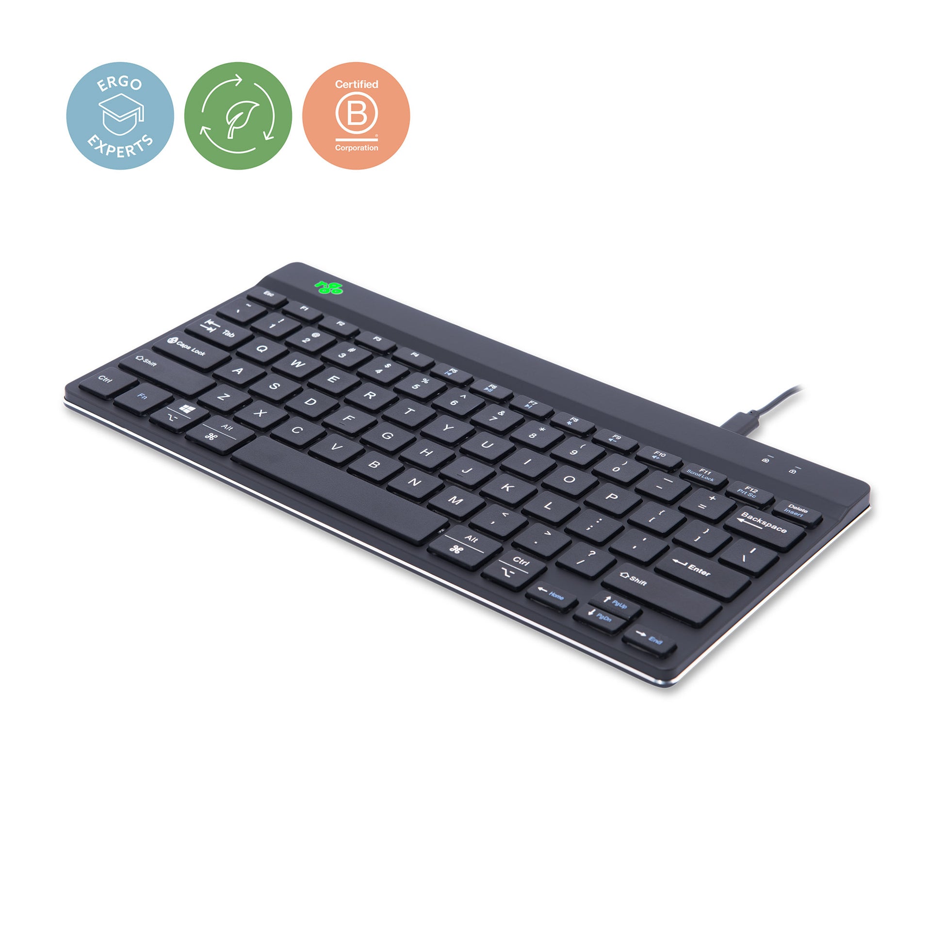 R-Go Ergonomisch Compact Break QWERTY Toetsenbord met Pauzesignalen - 2
