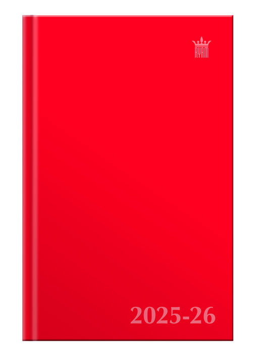 Schoolagenda 2024-2025 Ryam Studie Uni 7d/2p rood