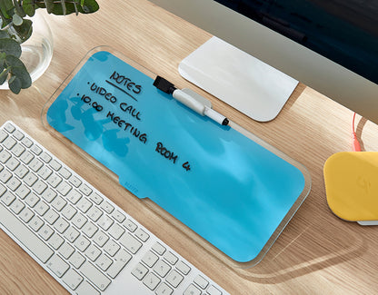 Leitz Cosy Glazen Desktop Notitiebord Blauw - 3