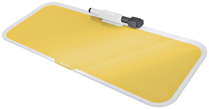 Leitz Cosy Glazen Desktop Notitiebord Goudkleurig