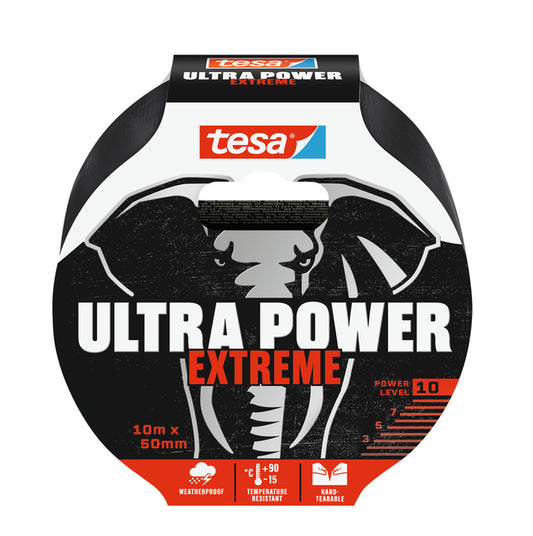 Reparatietape TESA Ultra Power Extreme Zwart 10mx50mm