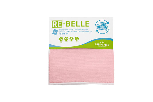 Recycelbare Microvezeldoek Re-belle 40x40cm Roze