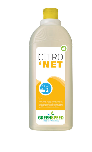 Afwasmiddel GS Citroengeur 1 liter voor handafwas