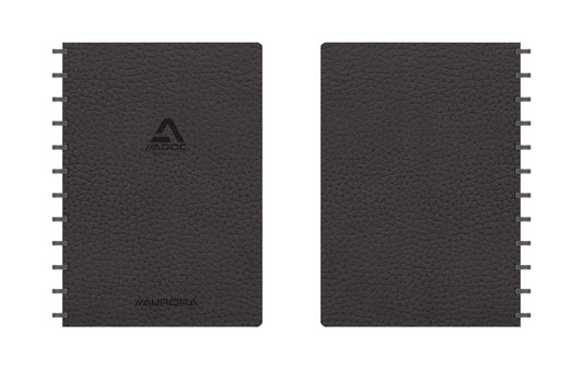 A4 ruit schrift 5x5mm, 144 pagina's, 90 g/m², zwart, Adoc Business
