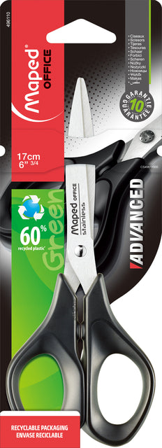 Maped Office Advanced 17 cm schaar, stijlvol en duurzaam