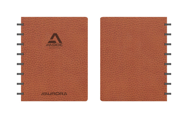 Adoc Business A5 Ruitschrift 144 pagina's met 90 g/m² papier en lederlook