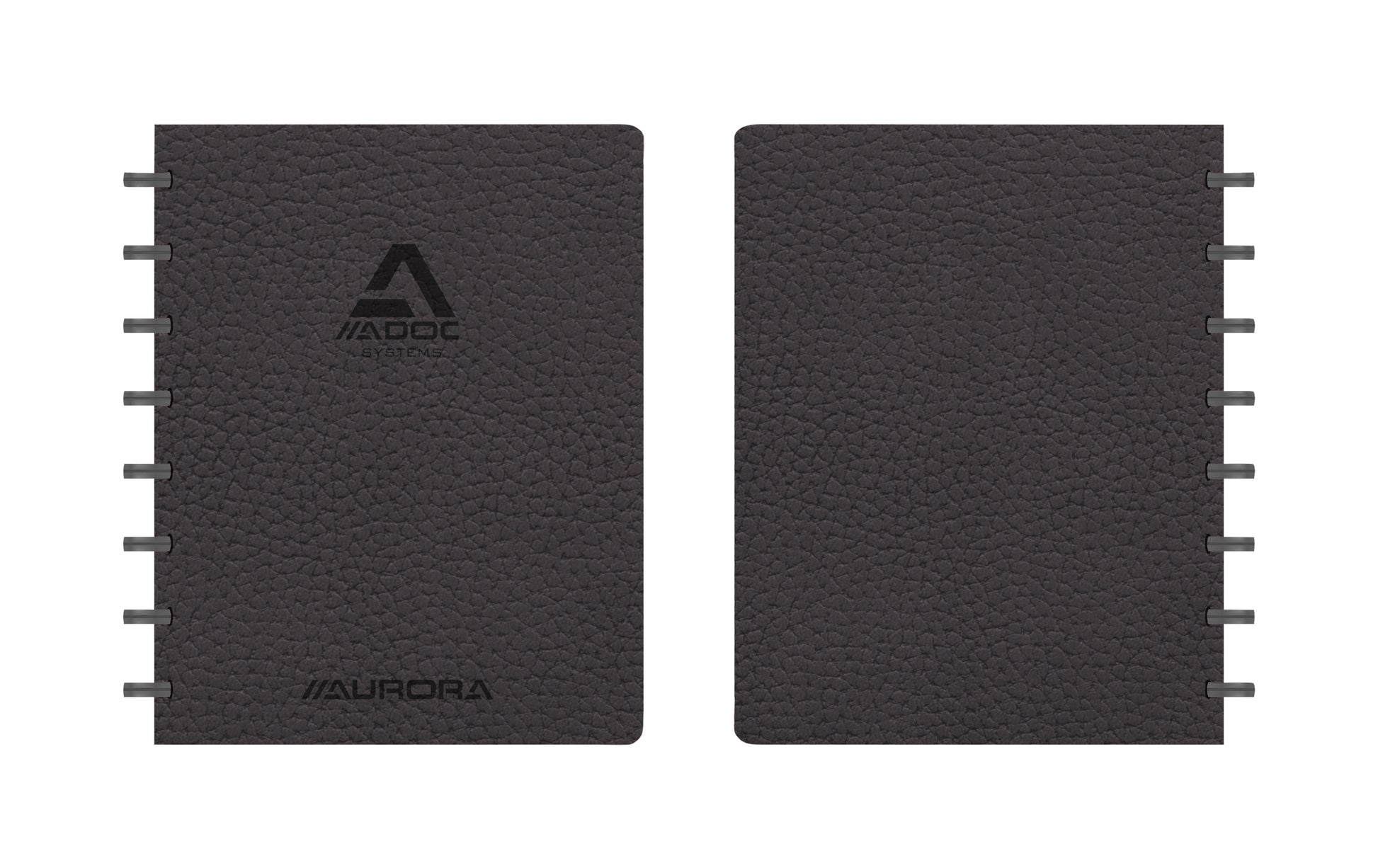 A5 notitieboek met 144 pagina's, 90 g/m², zwart, Adoc Business