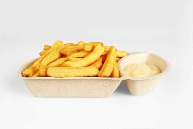 Suikerriet snackbakje IEZZY A9 PFAS-vrij 50 stuks - 2