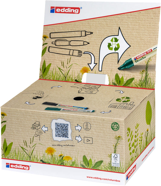Edding retourbox voor markers en pennen, 588x320x14mm