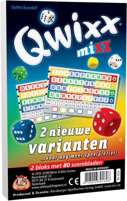 Qwixx Mixx Spel voor Meerdere Spelers