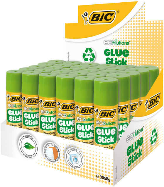 BIC ECOlutions Lijmstift 8g, milieuvriendelijk en handig