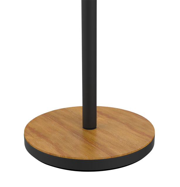 Vloerlamp Unilux Baly LED bamboe zwart met indirecte verlichting - 2