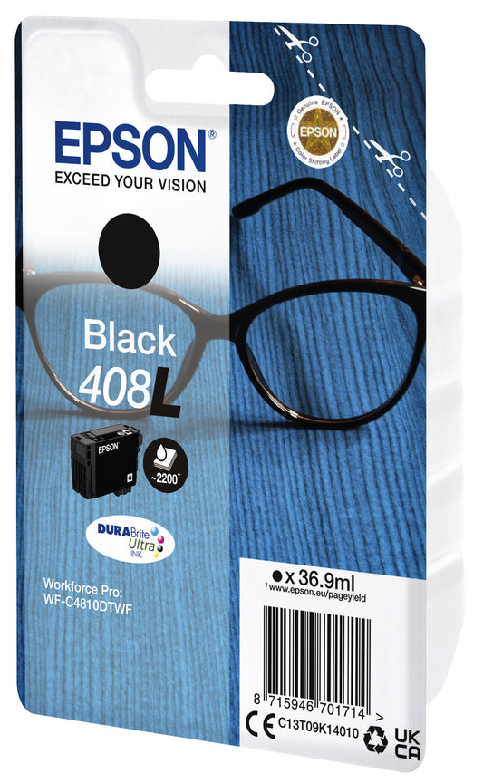 Epson T09K140 408L Zwart inktcartridge voor hoge volumes