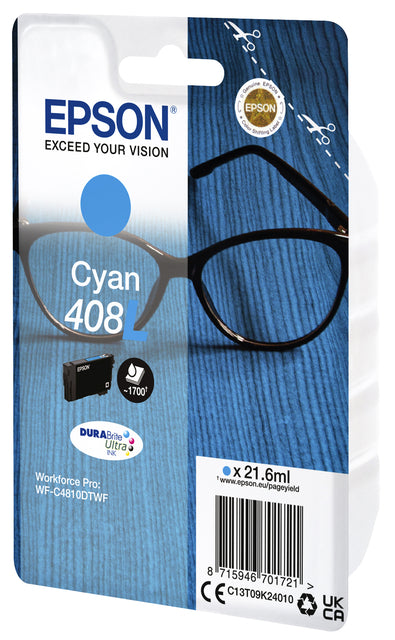 Epson T09K240 408L Blauw inktcartridge voor Epson printers